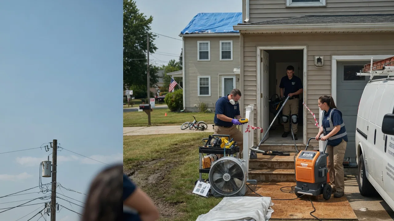 Water Damage Repair in Bismarck, IL near me